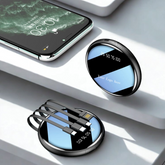 圓形鏡面訂製Logo充電寶